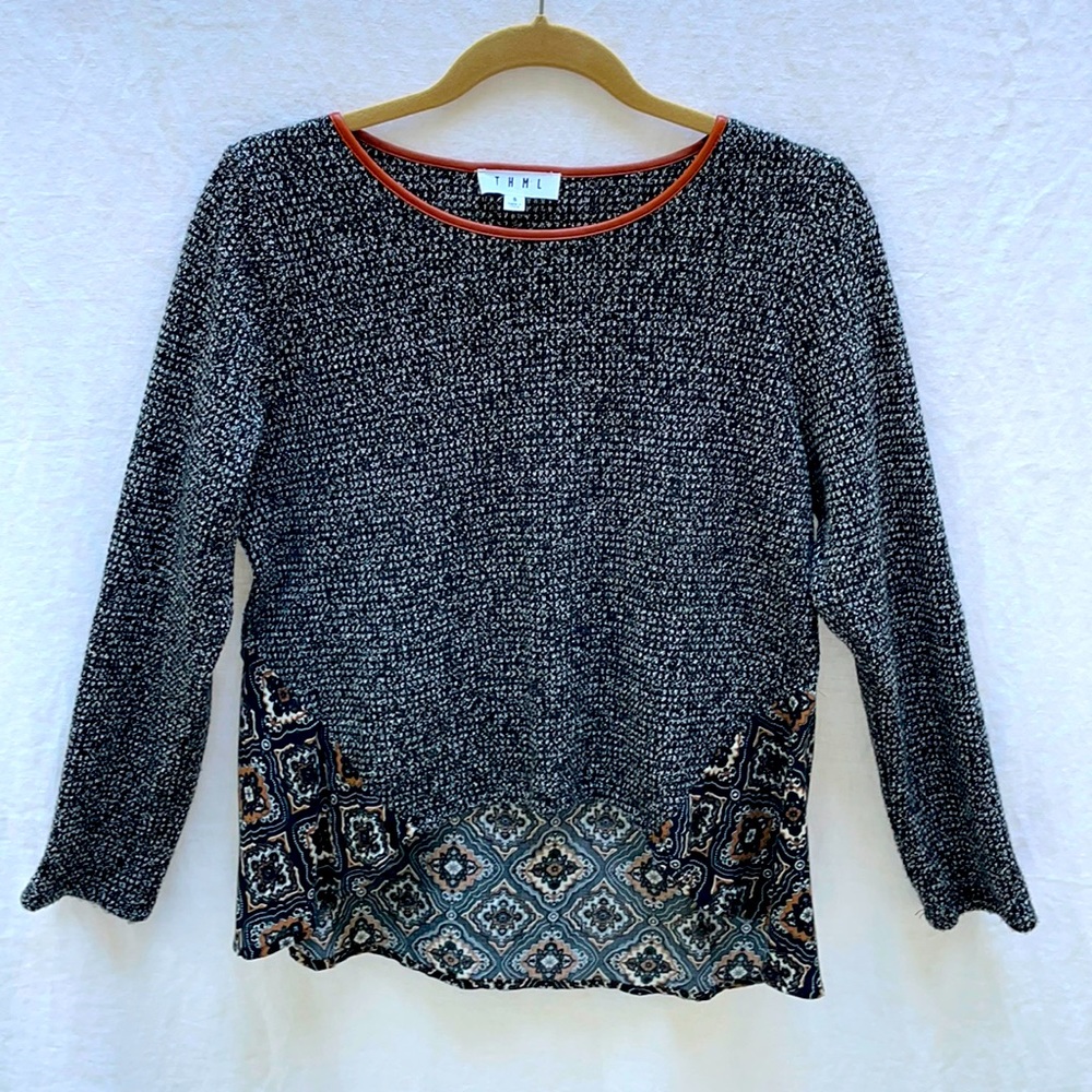 Anthropologie Hi Low Blouse Small